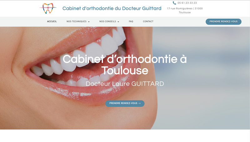 Création site internet Dentiste - Laure Guittard