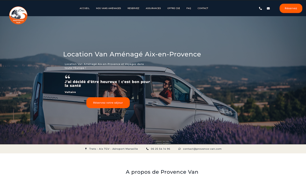 Location Van Aménagé Aix en Provence